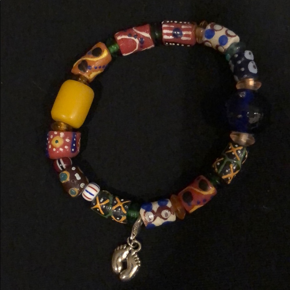 Beaded stretch bracelet